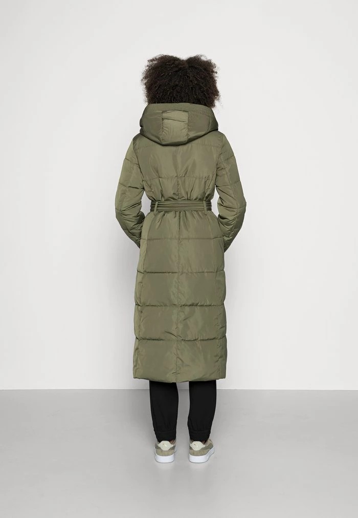 Manteau ANNA FIELD Anna Field Long Coat With Hood Kaki Femme | SFJ-0902686